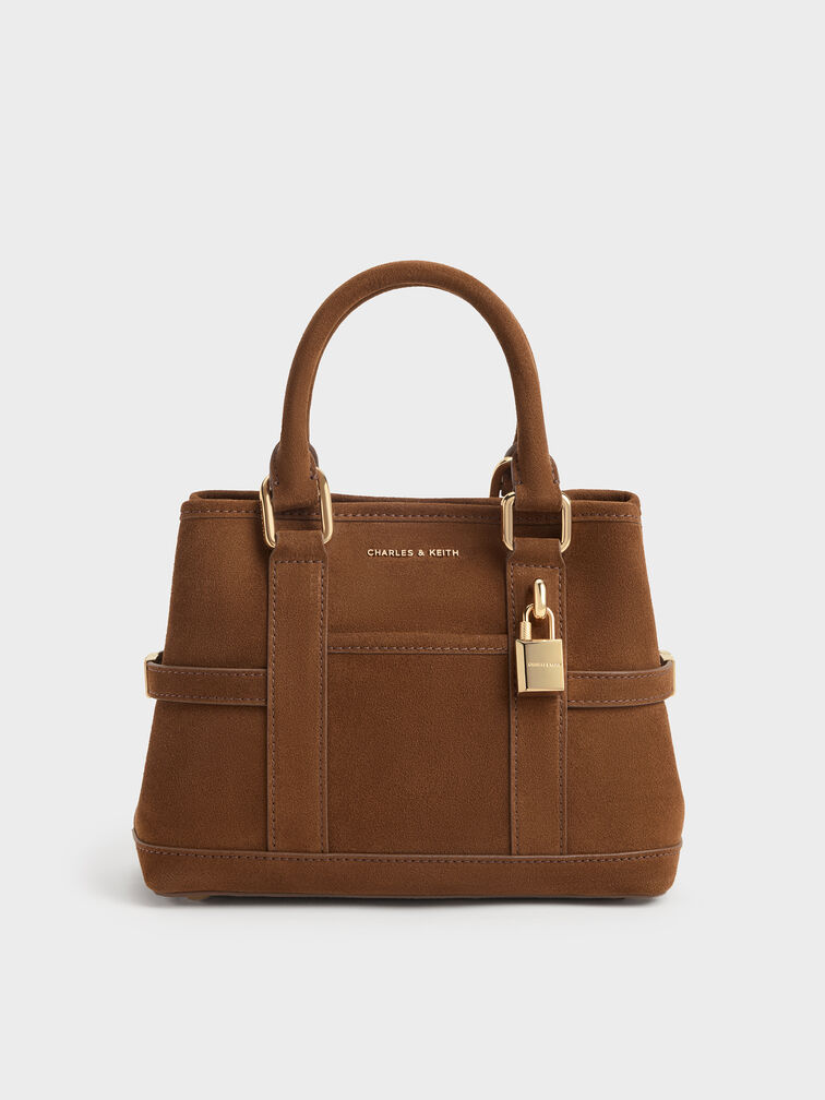 Mini Scottie Tote Bag, Pecan Brown, hi-res