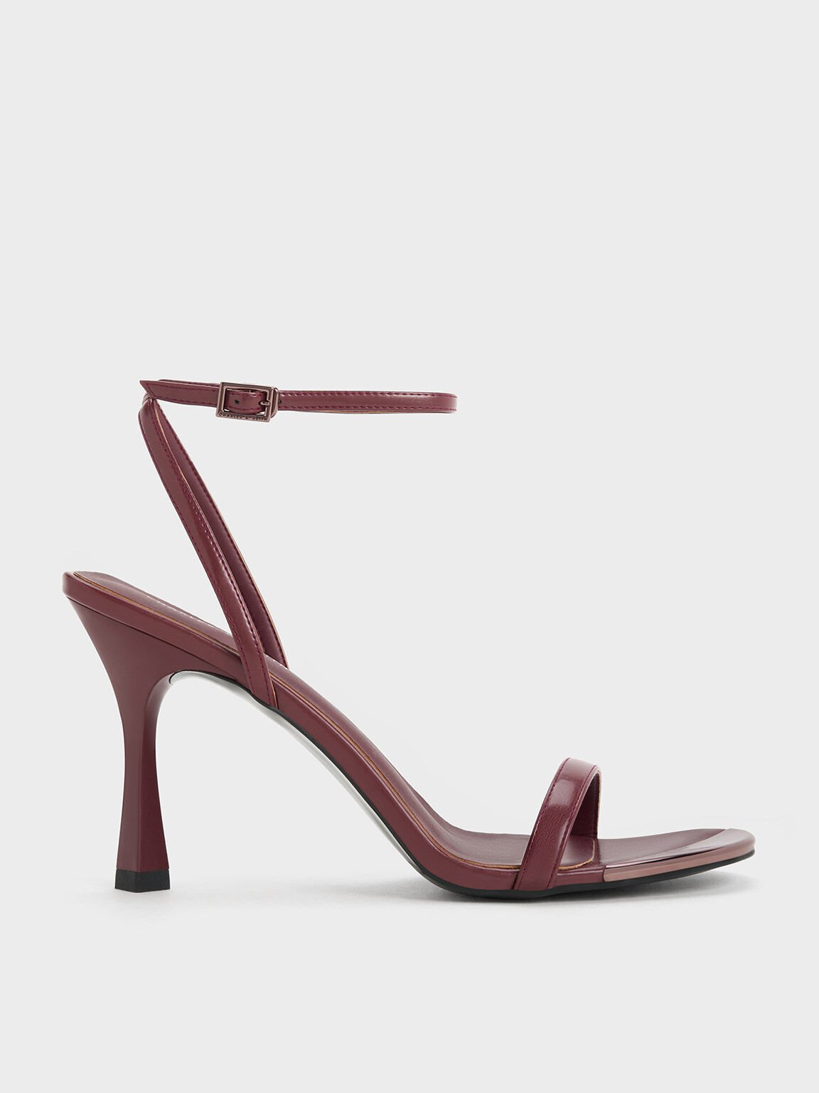 Burgundy hotsell strappy sandals