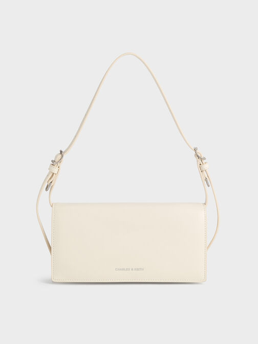 Sloane Long Wallet, Cream, hi-res