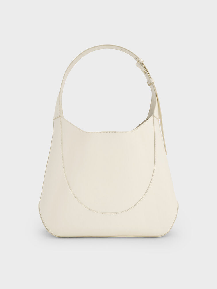 Sigrid Hobo Bag, Cream, hi-res