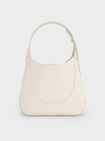 Sigrid Hobo Bag, Cream, hi-res