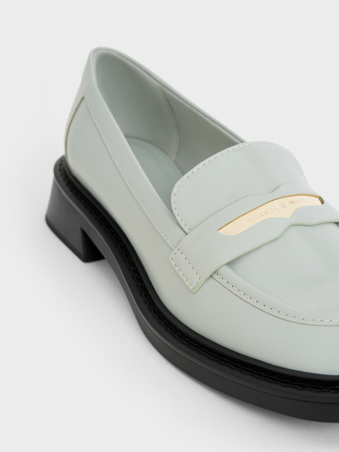 Light grey loafers womens on sale