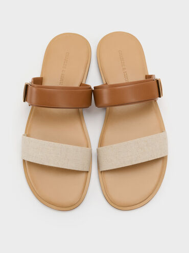 Dove Canvas Double-Strap Sandals, Multi, hi-res