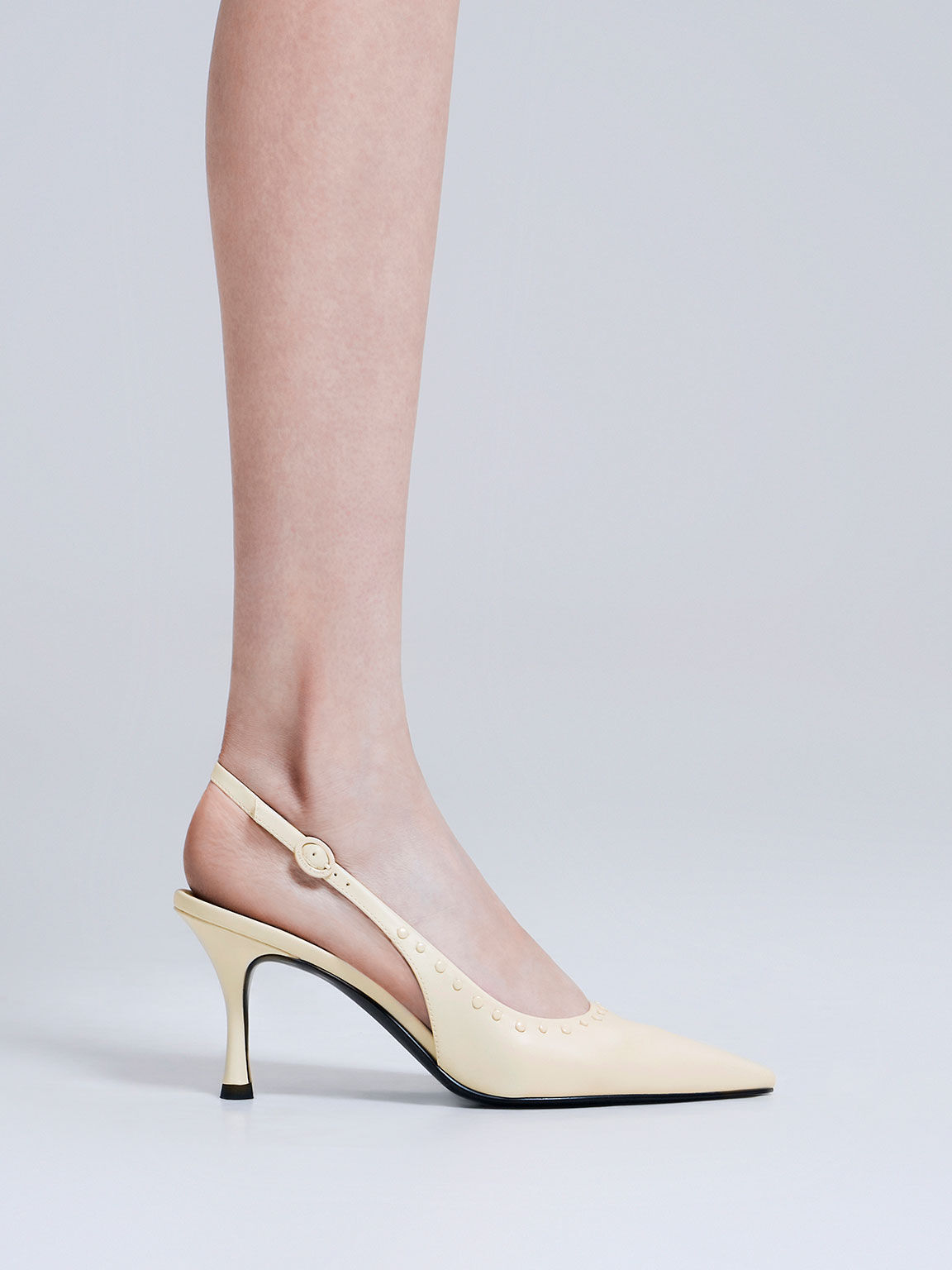 Amazon.com | Jimishow Black Studded Heels for Women T-Strap Stud Sandals  Pointy Closed Toe Rivets Heels Pumps 4'' Stiletto Heel Wedding Dress Shoes  US Size 5-13 | Heeled Sandals