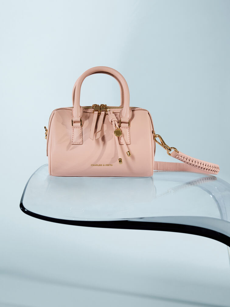 Everleigh Bowling Bag, Light Pink, hi-res