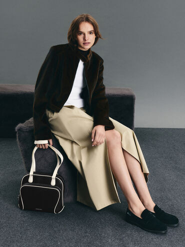 Nelly Two-Tone Boxy Backpack, Multi, hi-res