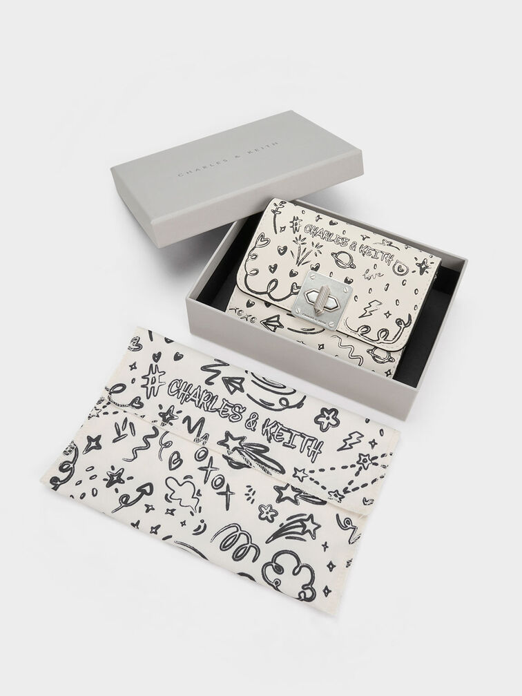 Tillie Printed Wallet, Multi, hi-res