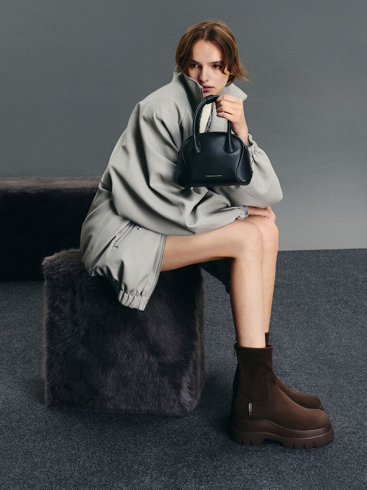 Nelly Bowling Bag, Noir, hi-res