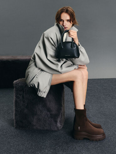 Nelly Bowling Bag, Noir, hi-res