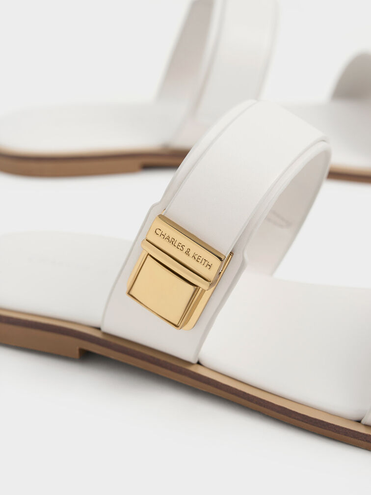 Dove Double-Strap Sandals, Chalk, hi-res