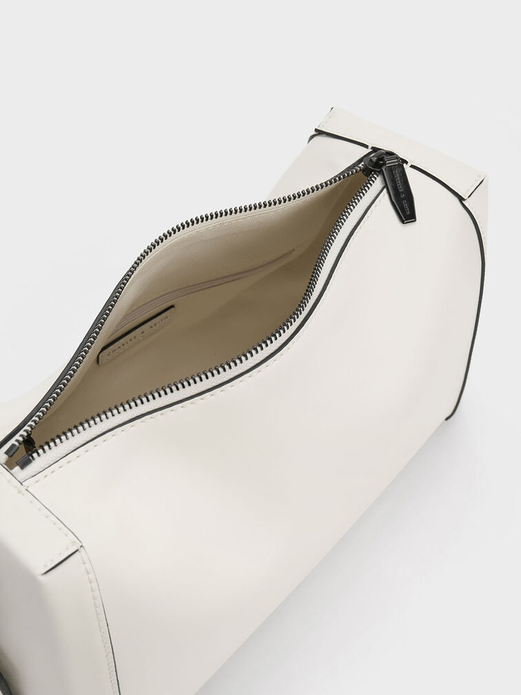 Cordele Slouchy Shoulder Bag, Cream, hi-res