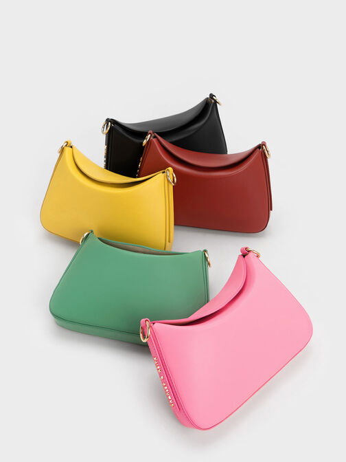 Catena Chain-Handle Bag, Green, hi-res