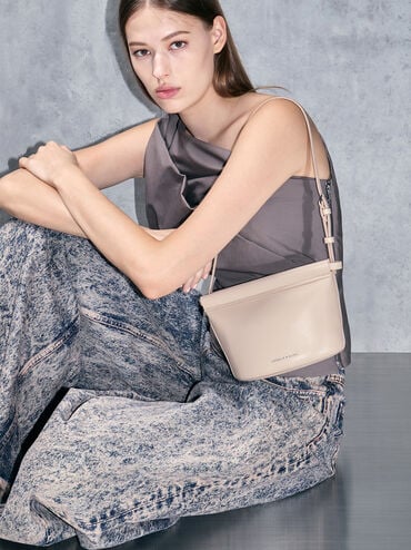 Ellis Bucket Bag, Oat, hi-res