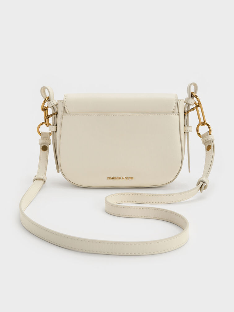 Gwynne Metallic-Accent Crossbody Bag, Cream, hi-res