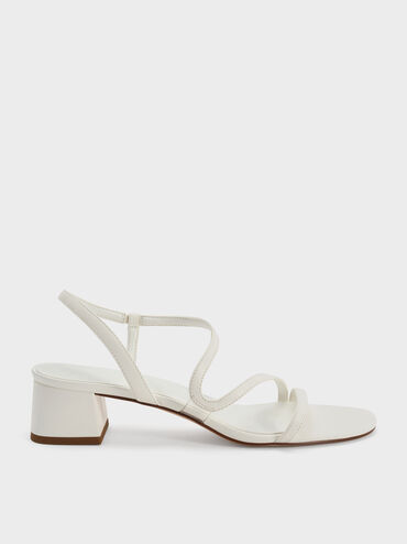 Arden Wavy Slingback Sandals, Chalk, hi-res