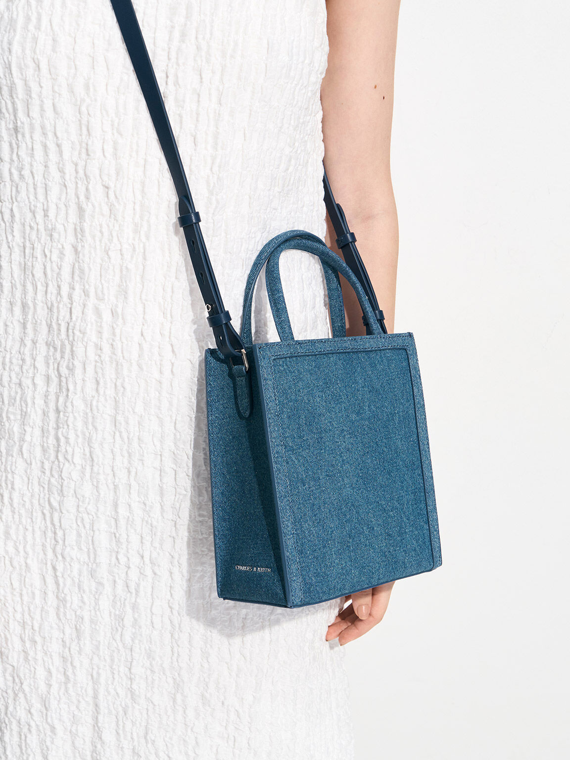 Charles keith blue bag new arrivals