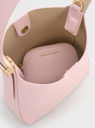 Edna Bucket Bag, Cotton Candy Pink, hi-res