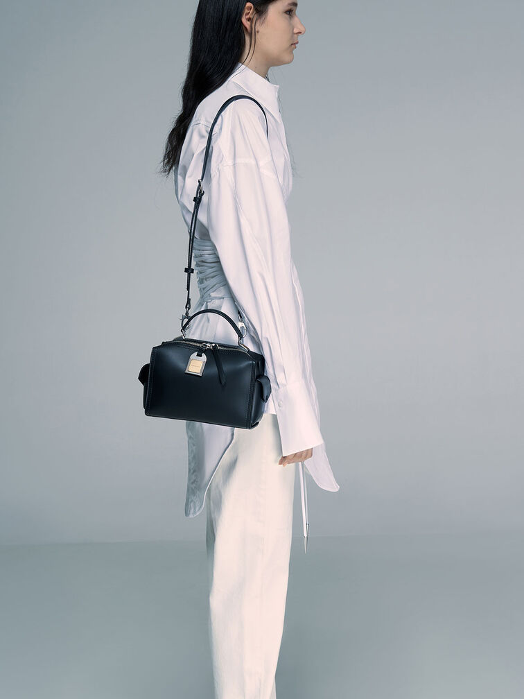 Austen Top Handle Bag, Noir, hi-res