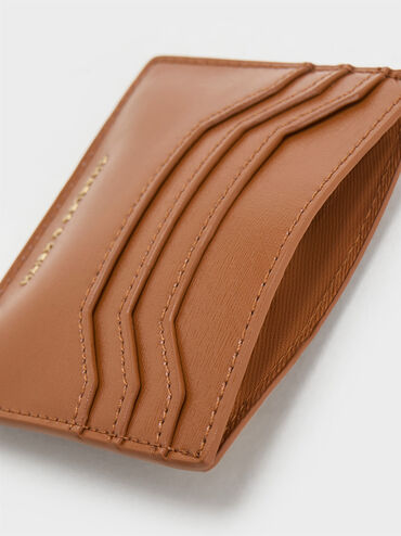 Carli Multi-Slot Card Holder, Brown, hi-res
