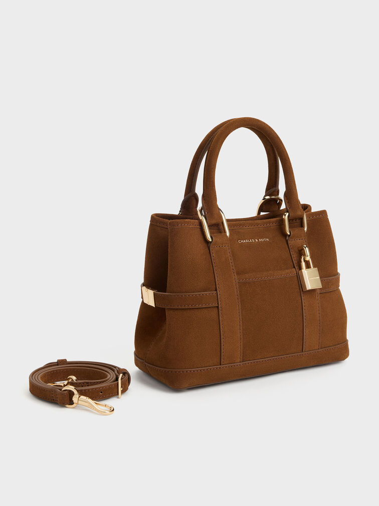 Mini Scottie Tote Bag, Pecan Brown, hi-res