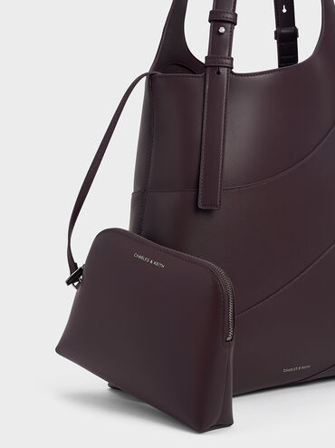 Trin Tote Bag, Plum, hi-res