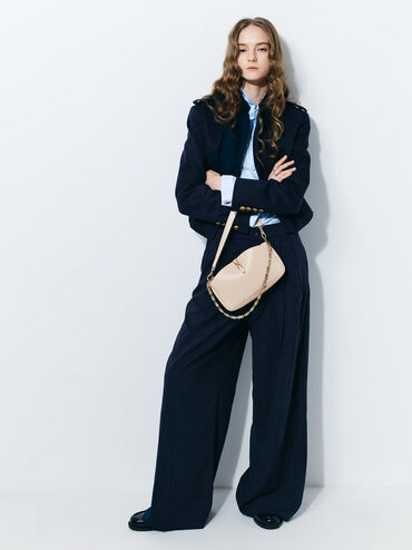 Adalyn Chain Shoulder Bag, Dusted Oat, hi-res