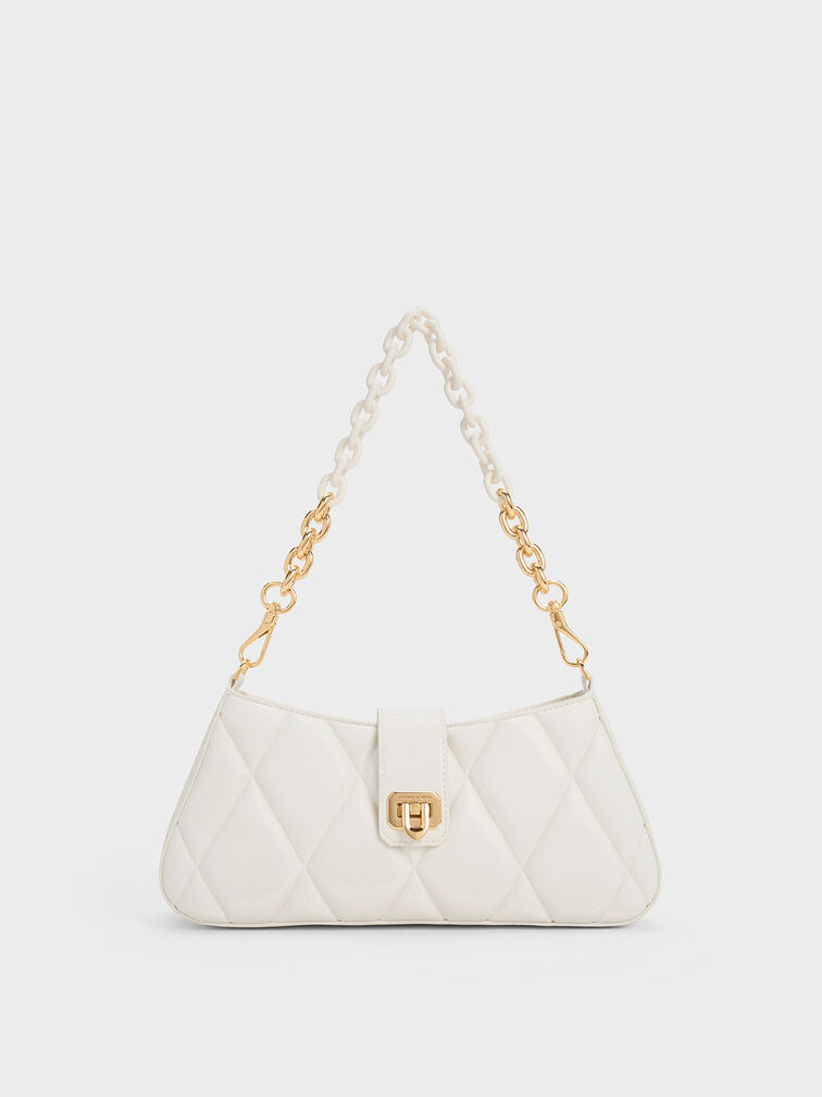 quilted chain bag