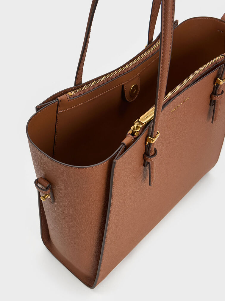 Sansa Tote Bag, Chocolate, hi-res