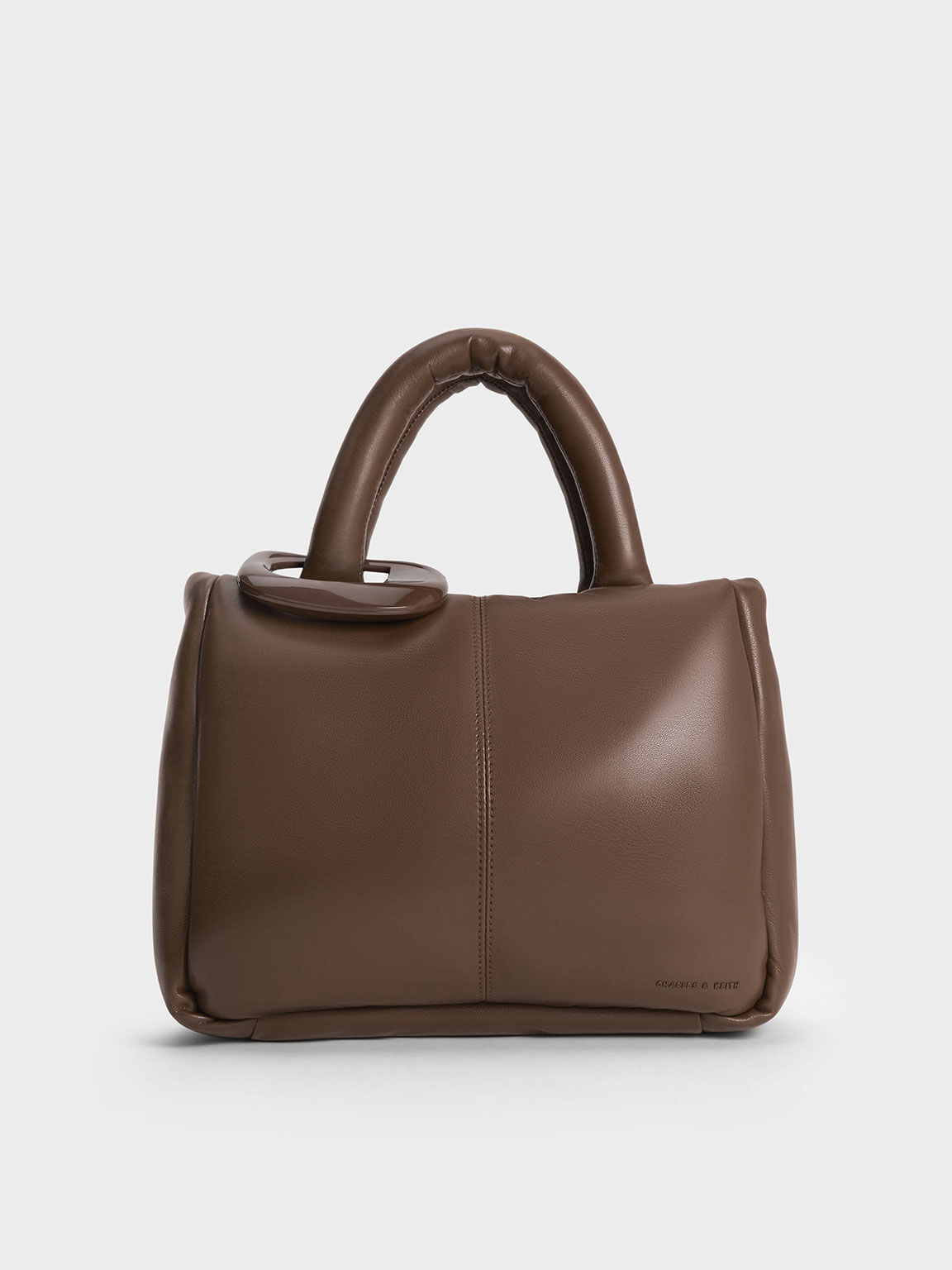 Moore Padded Tote Bag Dark Brown