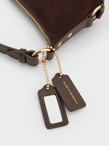 Tatiana Tassel Hobo Bag, Espresso Brown, hi-res