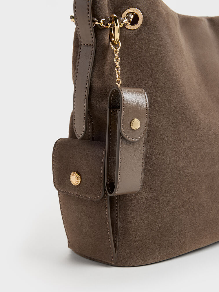 XL Lottie Side-Pocket Tote Bag, Stone Grey, hi-res
