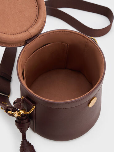 Sianna Bucket Bag, Plum, hi-res