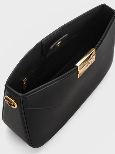 Kalinda Shoulder Bag, Black, hi-res