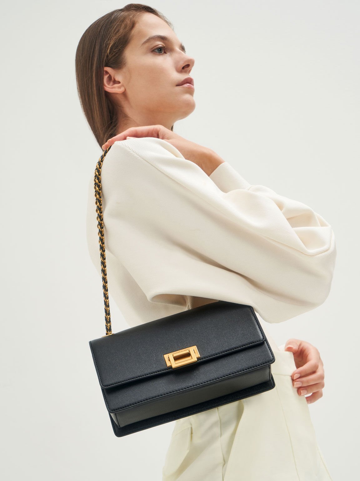 Charles and keith dinner bag discount