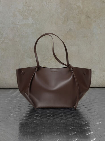 XL Calla Tote Bag, Espresso Brown, hi-res