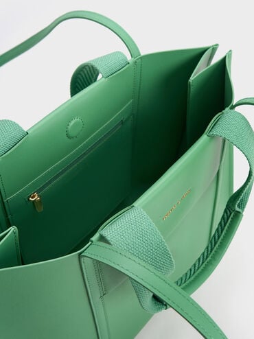 Shalia Tote Bag, Green, hi-res