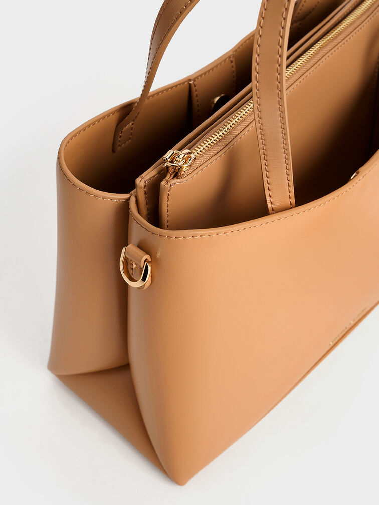 Sybill Tote Bag, Toffee, hi-res