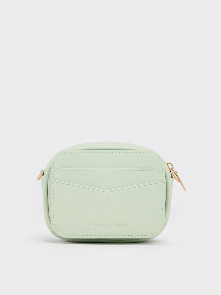 Arwen Quilted Mini Bag, Mint Green, hi-res