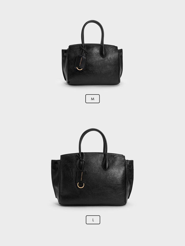 Ginevra Tote Bag, Black, hi-res