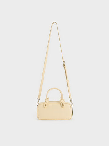 Sammie Knotted-Handle Elongated Bag, Butter Yellow, hi-res