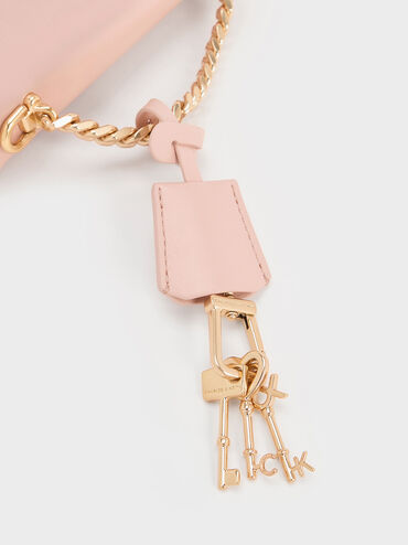 Mini Kerry Chain-Handle Crossbody Bag, Light Pink, hi-res