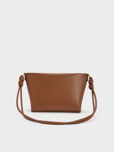Midori Geometric Crossbody Bag, Chocolate, hi-res