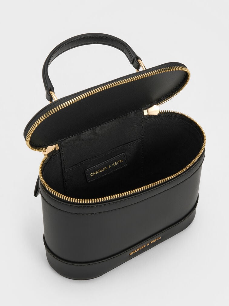 Enola Top Handle Vanity Bag, Black, hi-res