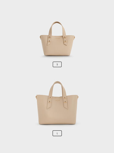 Shania Tote Bag, Dusted Oat, hi-res