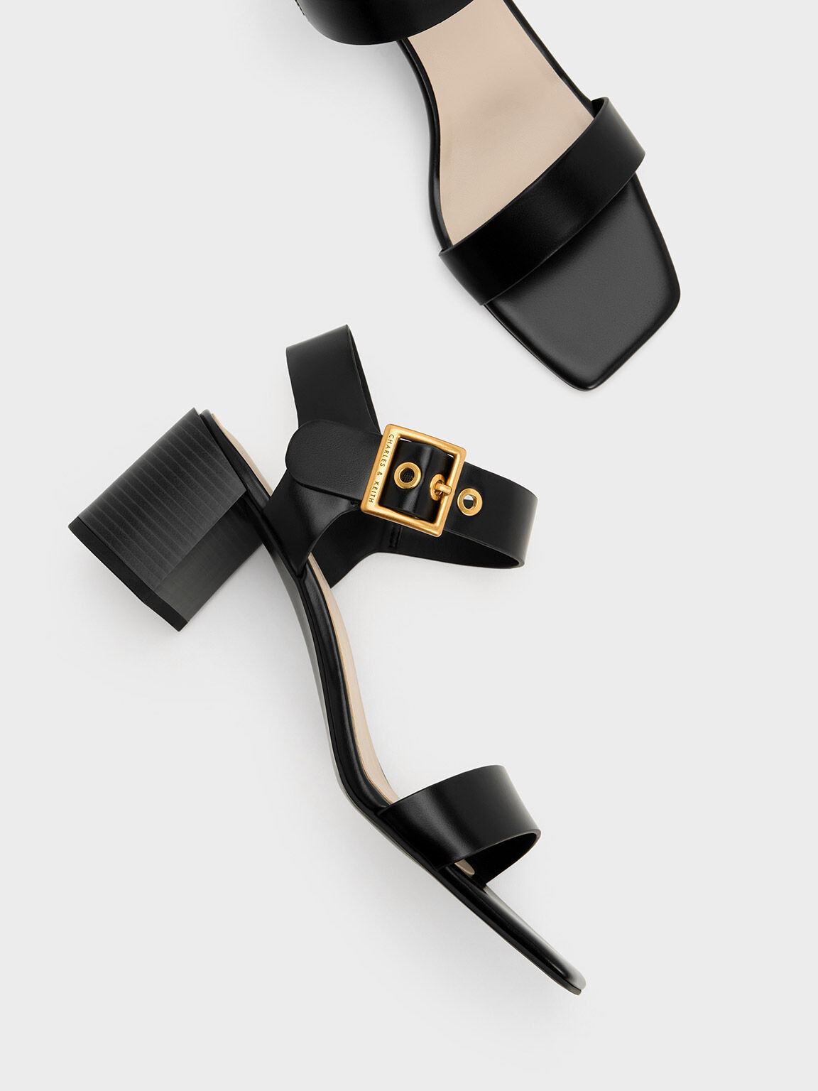 Square sandals on sale heel