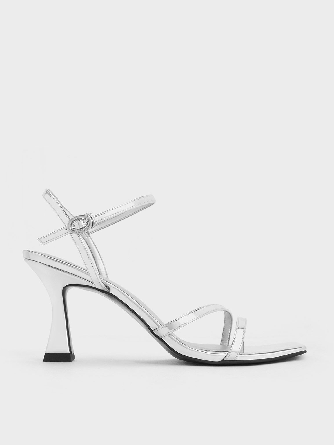 Buy Silver Diva Strappy Block Heels by THE ALTER Online at Aza Fashions.