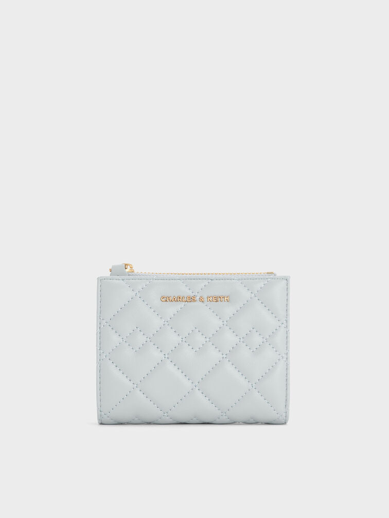 Duo Quilted Small Wallet, Sea Salt Blue, hi-res