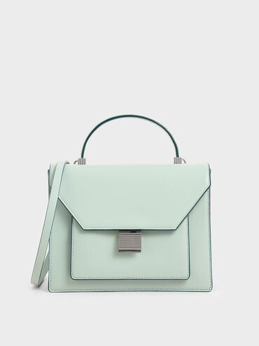 Top Handle Bag, Mint Green, hi-res