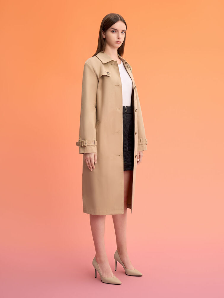 Tapered Square-Toe Pumps, Nude, hi-res
