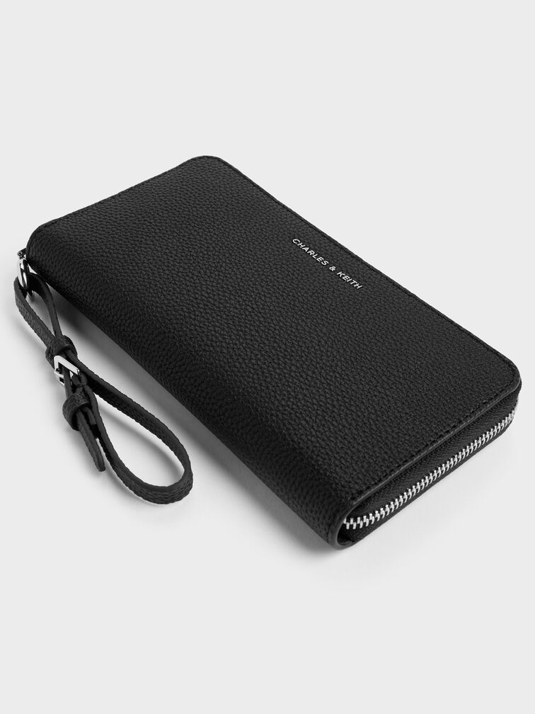 Chance Zip-Around Long Wallet, Noir, hi-res